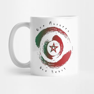 Proud Morocco Flag Gift Moroccan Lovers For Men's Women's Mug